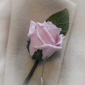 vintage pink buttonhole